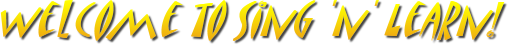 welcome to sing n learn